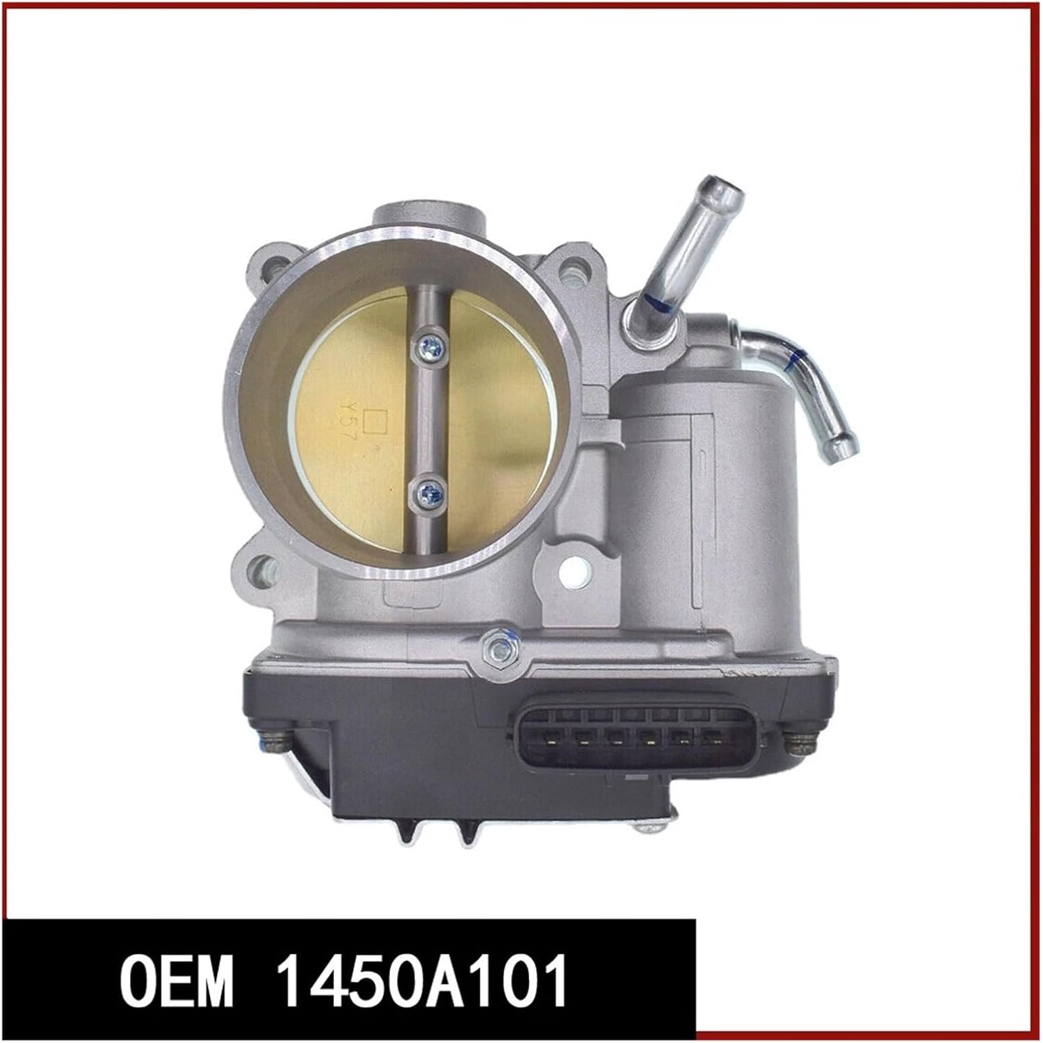 OEM 1450A101 Throttle Body Compatible with Mitsubishi Lancer Outlander Sport ASX Delica 4B10 4B11 4B12 4N13 2.0L 2.4L Throttle Valve 57mm