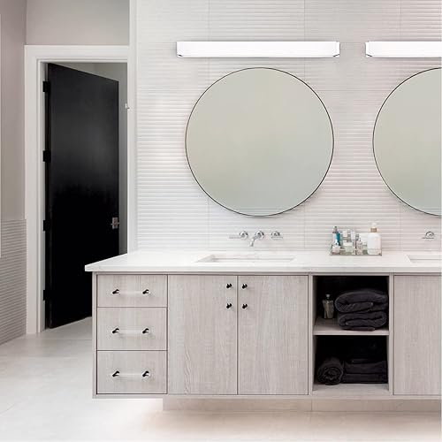 Miniatura 3 de WAC Lighting WS-180137-30-CH Metro Energy Star - Lámpara LED para tocador de baño y pared, 37 pulgadas, cromada