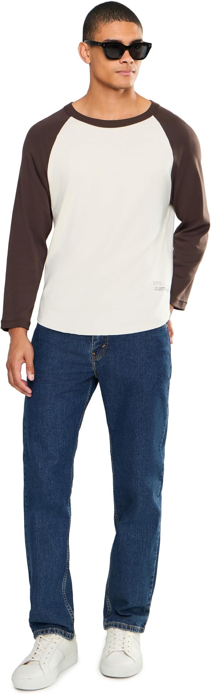 Levi's® Мужские зауженные книзу джинсы Levi's 502, цвет: Тёмно-синий — фото 5