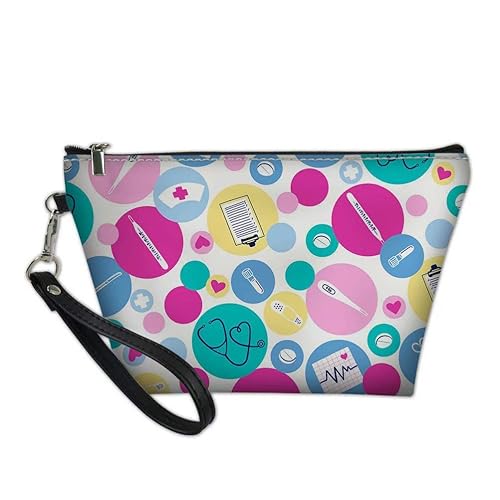 FOR U DESIGNS Bolsas de cosméticos para mujer, bolsa de lápiz grande, enfermera médica, soporte para bolígrafo escolar, bolsa de maquillaje para disponible en Yaxa Peru