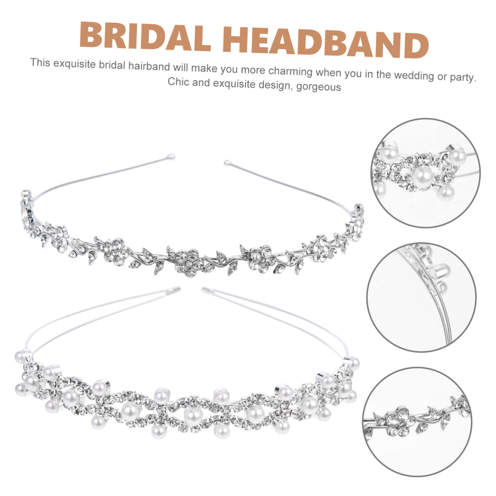 10 Piezas Diadema De De Diamantes De Imitación Decoración Tocados De Novia Adornos Nupciales Para El Cabello Diadema De Diamantes De Imitación Metal Colocar Boda Niño