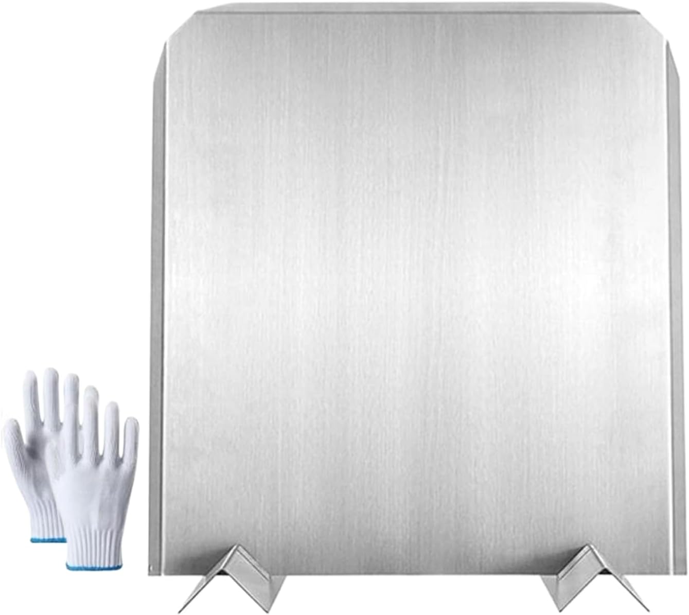 Fireplace Fireback | Winter Warming Panel,Fireplace Heat Reflect Stainless Steel Fireback Plate - for Cafe Apartment Living Room Guest Room Study Vacation Home Villa