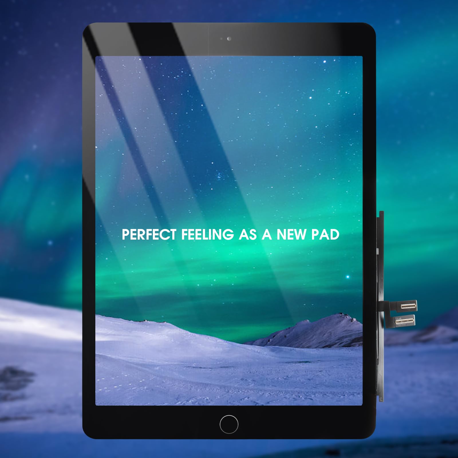 Reparo Écran Tactile iPad 7th 8th Gén 10.2" Noir avec Bouton