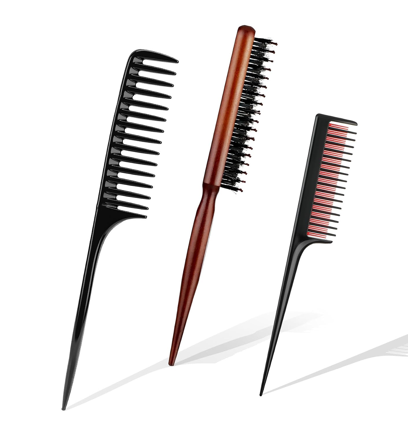 Teasing Comb, 3 Pcs Hair Teasing Comb, Teasings Combs for Women