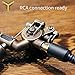 Dragonhawk Extreme X2 Rotary Tattoo Machine Brass Frame CNC Machine RCA Connected for Tattoo Artists 099 (X2 Cooper)