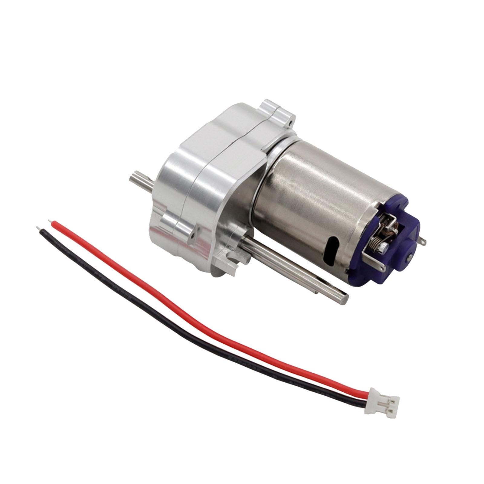 kowaku 1/12 RC Car Gearbox RC Car Parts Easy to Install Sturdy Upgrade Part Transmission Gearbox for MN78 MN82 Buggies Vehicle, Silver