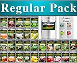 30 Vegetable & Fruit Seeds for Planting Your Outdoor & Indoor Home Seed Garden, Survival Gear Kit In