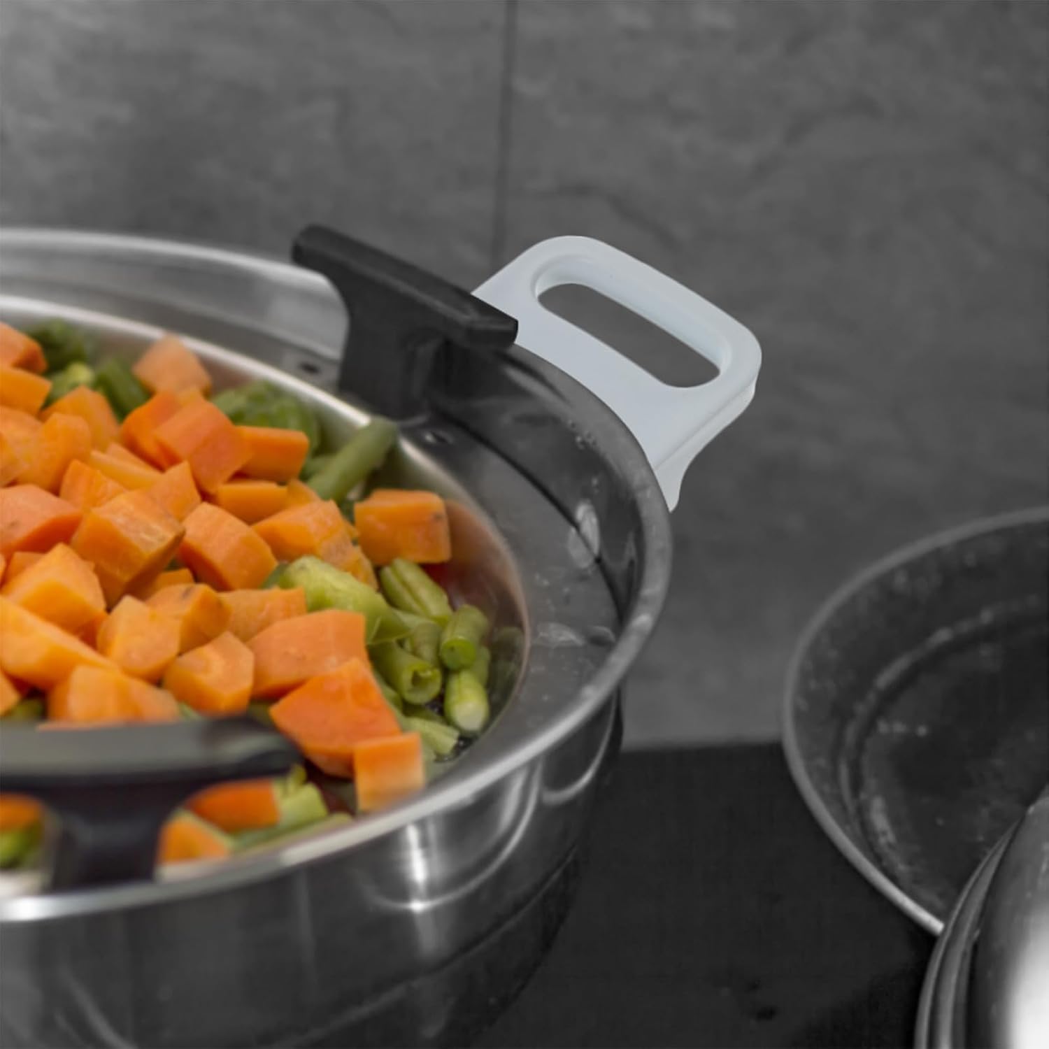 Pot Side Handle Replacement Part, PP Anti Scald Grip for Pans