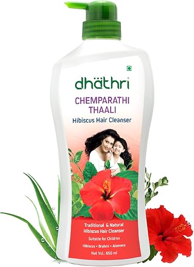 Dhathri Chemparathi Thaali to Cleanse Hair & Scalp, Natural Hair Shampoo For Soft and Shiny Hair, Hibiscus Shampoo for Healthy Hair, Suitable for…