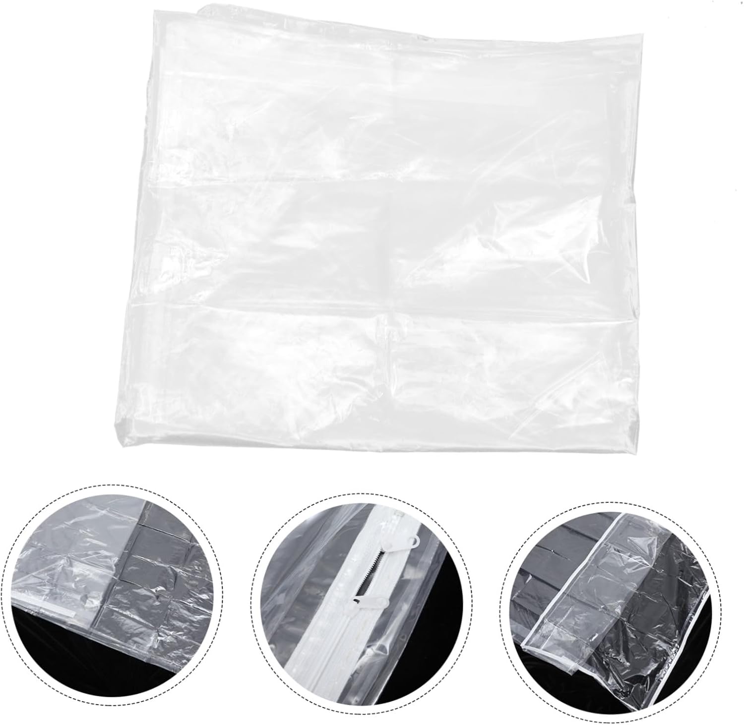 5pcs Zipper Mattress Protector Cover for Moving Washable Bed Encasement for Mattress Moisture-Resistant Design for Clean and Environment