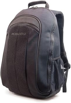 Mobile Edge Black 17.3 Inch Laptop, Mac, Eco-Friendly Backpack, Cotton Canvas, for Men, Women Business, Students MECBP1
