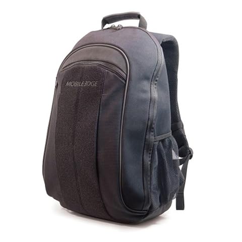 Mobile Edge Black 17 3 Inch Laptop Mac Eco-Friendly Backpack Cotton Canvas for Men Women Business Students MECBP1