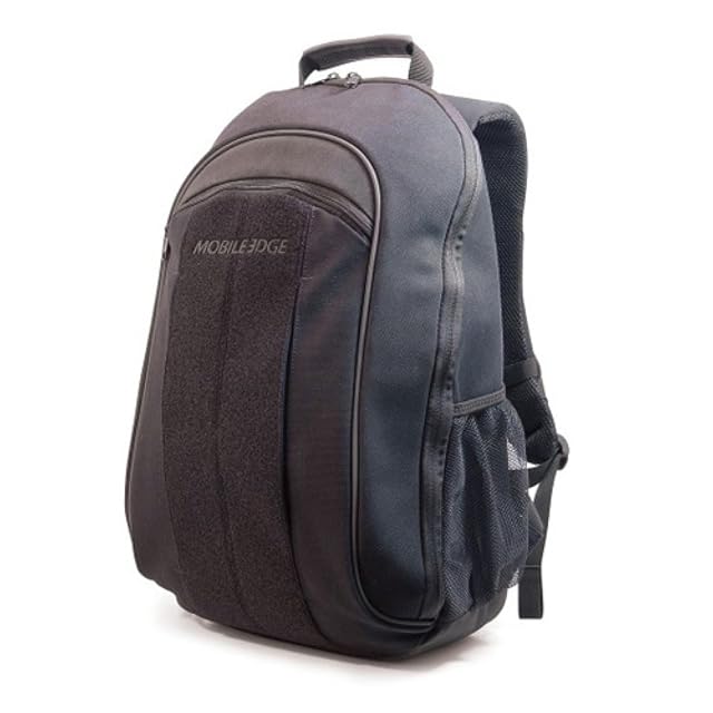 Mobile Edge Black 17 3 Inch Laptop Mac Eco-Friendly Backpack Cotton Canvas for Men Women Business Students MECBP1