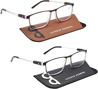 ESPERTO READERS Wood Reading Glasses With Blue Cut Lens For Men & Women in Combo Pack Price In India