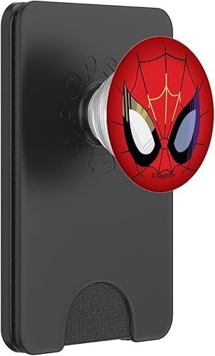 Miniatura 7 de Marvel Spider-Man Peter Parker - Máscara de superhéroe PopSockets estándar PopGrip