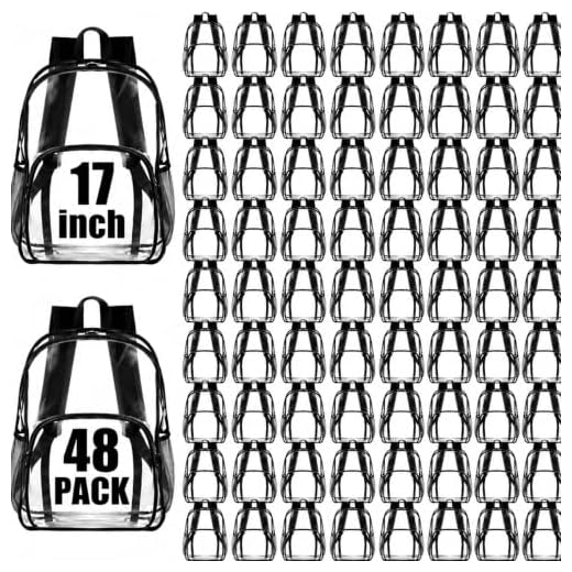Bulk Transparent Backpacks for Events and Security