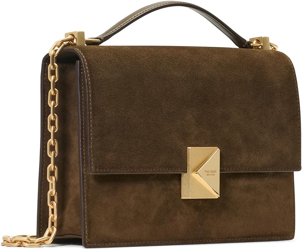 kate spade new york womens Deco Leather Flap Chain Crossbody - Image 2