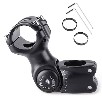 Amazon | Azarxis 自転車 ステム 25.4mm/31.8mm ±60° クランプ