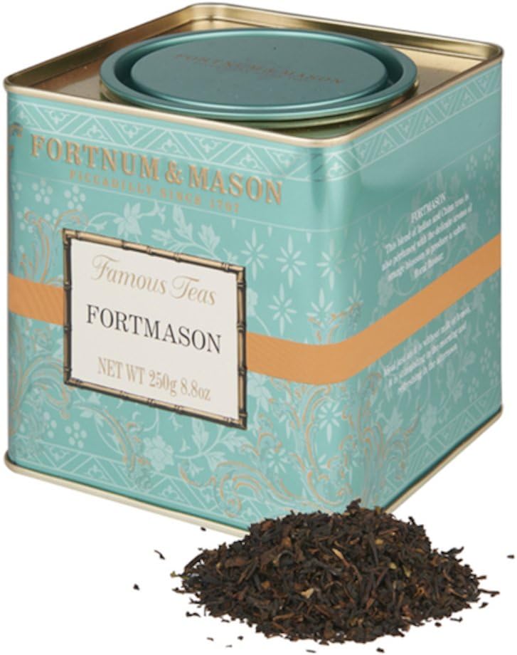 Fortnum and Mason British Tea, Fortmason Blend, 250g Loose Tea in a Gift Tin Caddy (1 Pack)