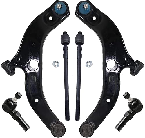 Miniatura 159 de Detroit Axle - Kit de brazos de control delanteros de 6 piezas para Hyundai Accent Kia Rio Rio5 06-10 2006 2007 2008 2009 2010 2011, 2 brazos de