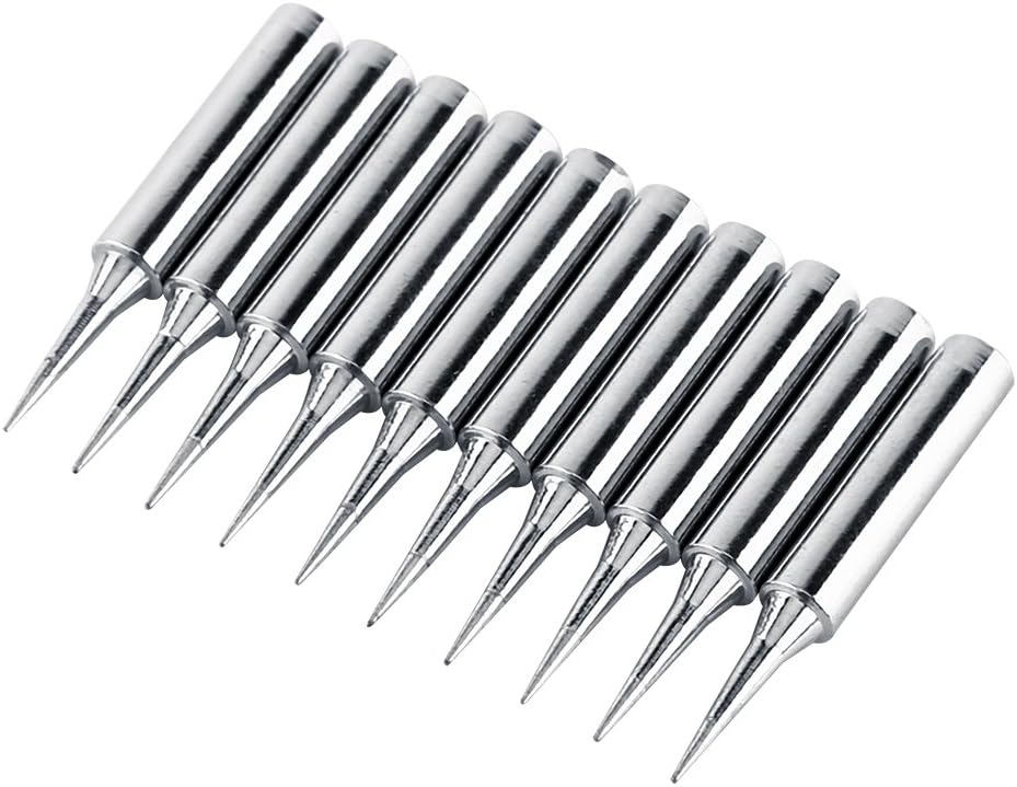 10X 900M-T-I Soldering Iron Tips Replacement Solder Iron Tip For HAKKO 936,937,907 Atten, Quick, Aoyue, Yihua, Vastar, Sywon, Tabiger, SOAIY and X-Tronic Soldering Station Tool, 10 PCS 900M-T-I