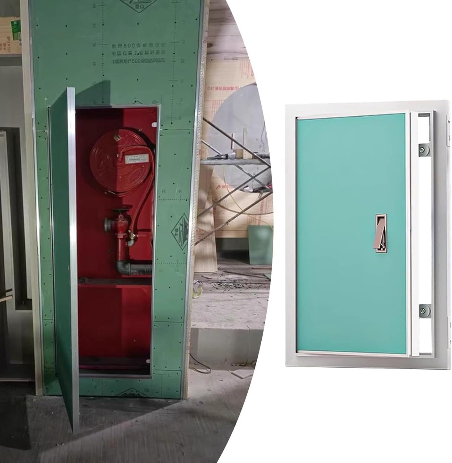 Stalowy panel dostępu do kontroli płyt kartonowo-gipsowych, ukryta pokrywa płyty gipsowej z wytrzymałą aluminiową ramą, duża konstrukcja dla łatwego dostępu