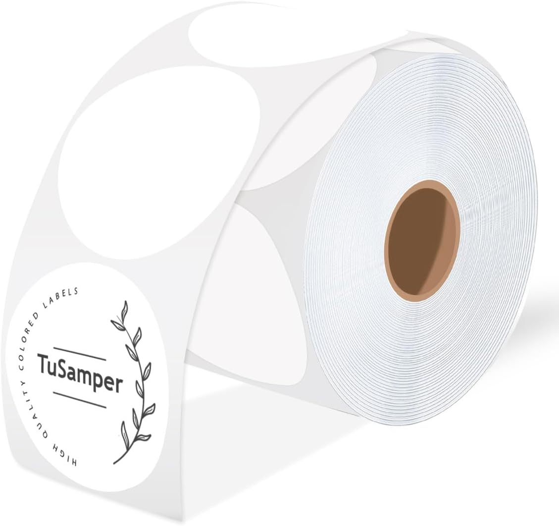 3 Inch Round Thermal Labels, Circle Thermal Printer Stickers