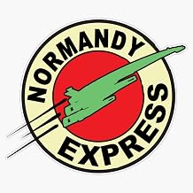 The Planet Express Parody: Mass Effect Vinyl Window Bumper Sticker Decal 5"