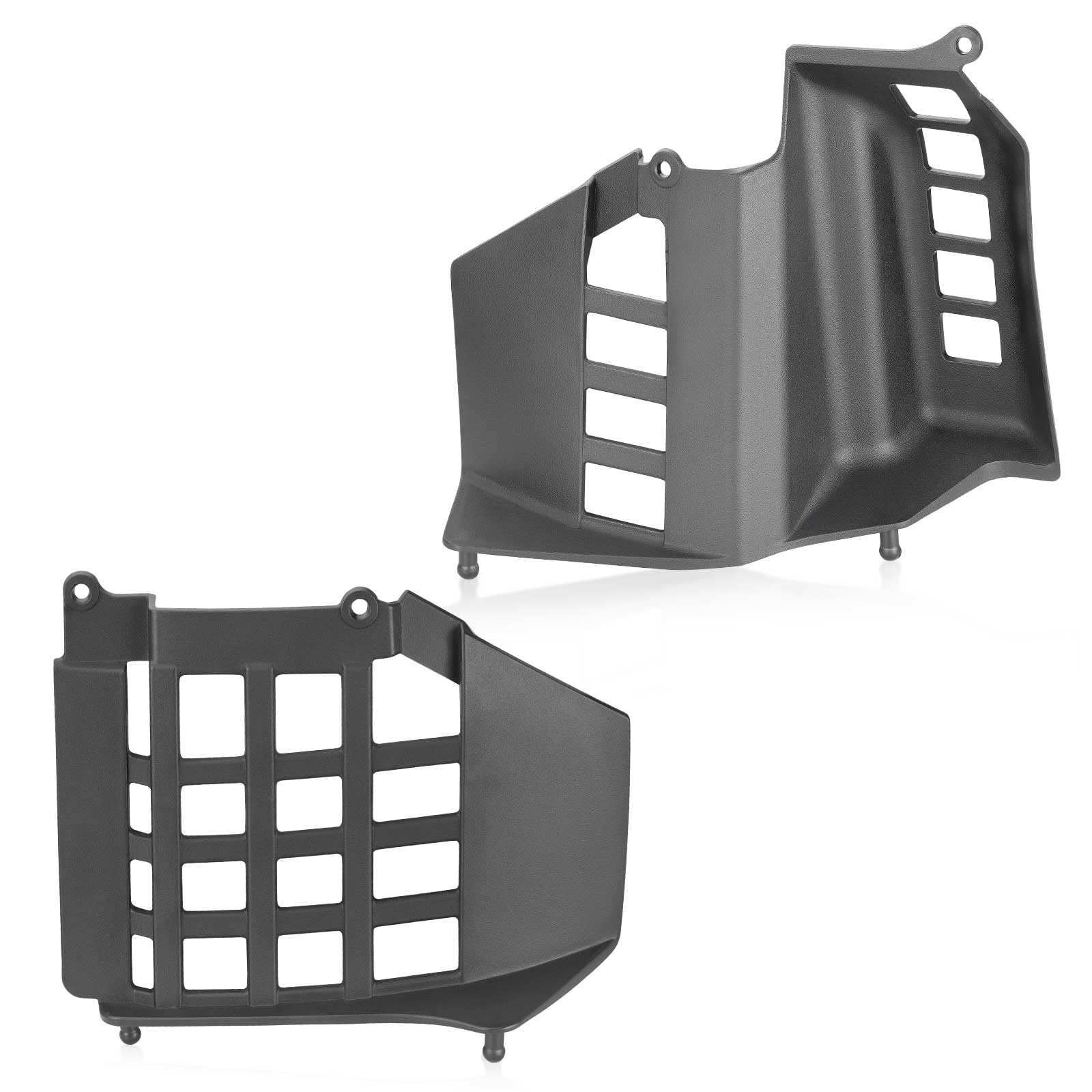 MOTO1988 Left+Right Heel Guard Nerf Bar Plastic Kit for Yamaha ATV Banshee 350 YFZ350 1987-2006 3GG-21691-00-00 3GG-21621-00-00