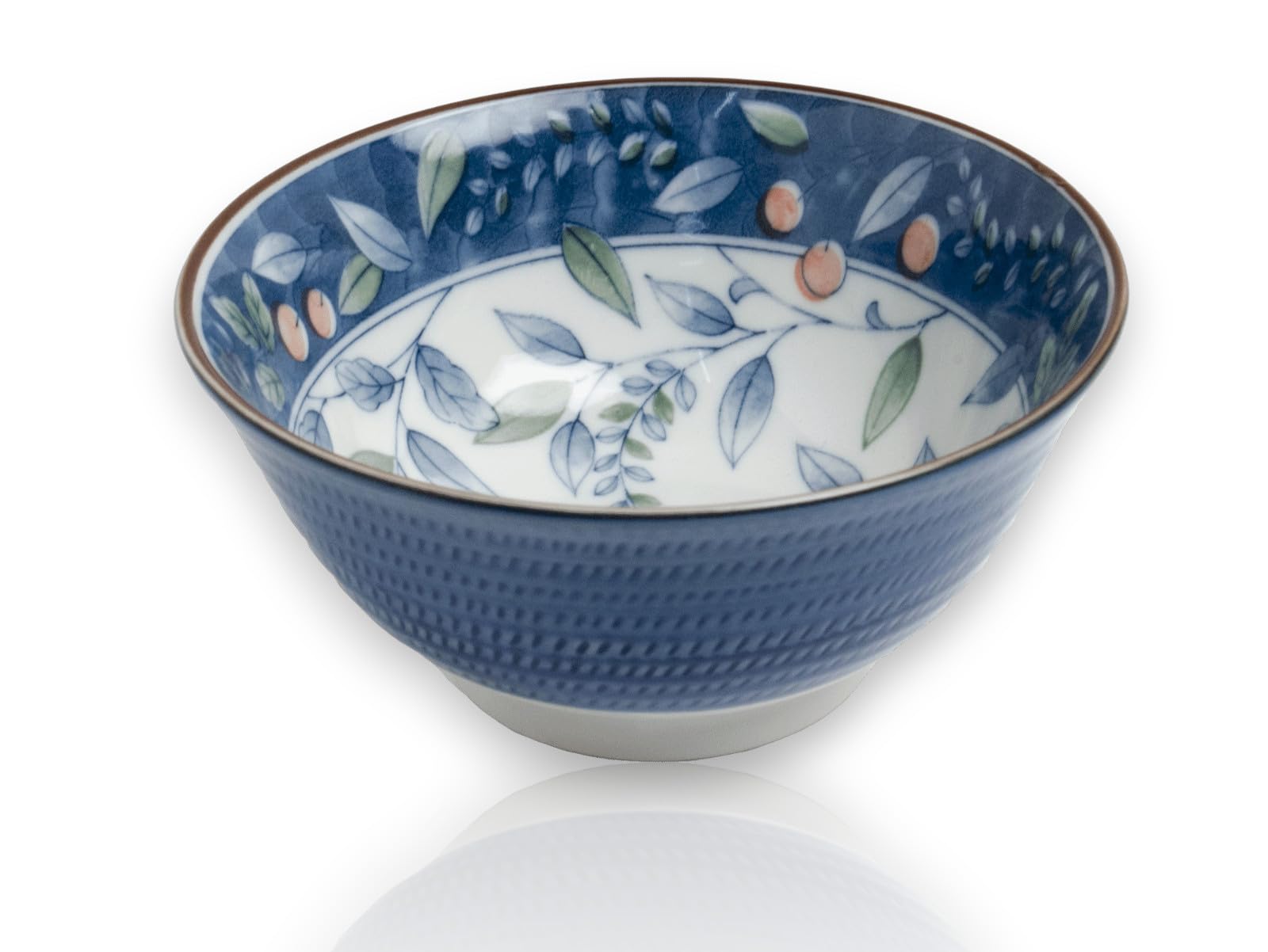 Japan-Bowls AsiATICA - Lot de 6 bols à ramen en porcelaine de 15 cm - Bol asiatique de qualité supérieure pour riz, pâtes, tapas, udon, céréales - Ensemble de bols à soupe avec designs japonais