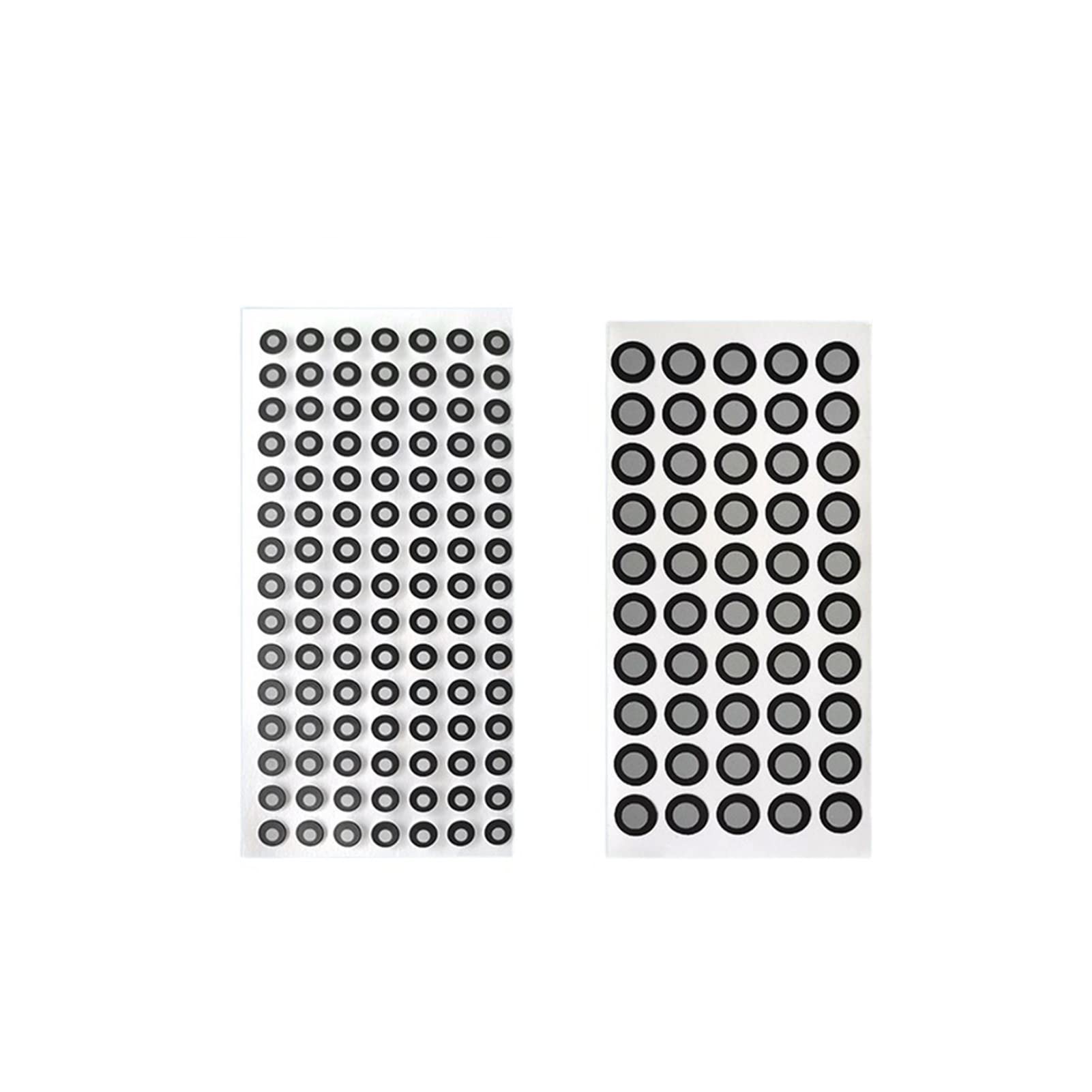 Cfwwsaq 1.5Mm X 3Mm 3D Scanner Markers, 1000 3D Scanner Photogrammetry High Reflective Mark Point Inside Marking Point Gauge Point Marker 3D Scanner Target Point(1.5Mm X 3Mm)