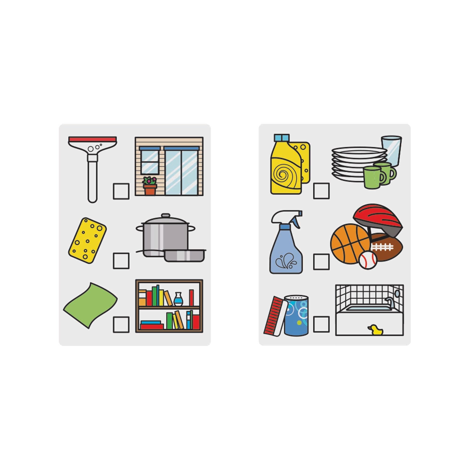 Melissa & Doug -Reinigungscaddy Set -11-teiliges Set für kreatives Rollenspiel, für Kinder ab 3 Jahren