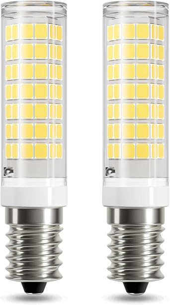 DiCUNO E14 LED Bulb Cooker Hood 4W=50W, 550LM, Cool White 6000K, 2 Pcs [Energy Class D]