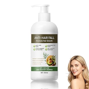 10.14 fl Oz Anti Hair Loss & Hair Fall Shampoo for Women - Daily Routine Shampoo to Strengthen Roots, Prevent Hair Loss & Nourish for Voluminous, Hydrated Hair