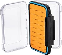 Vista 14 de Gonex Cajas de pesca con mosca para cajas de jig de pesca con mosca de dos caras, caja de pesca con mosca impermeable y ligera, tapa transparente