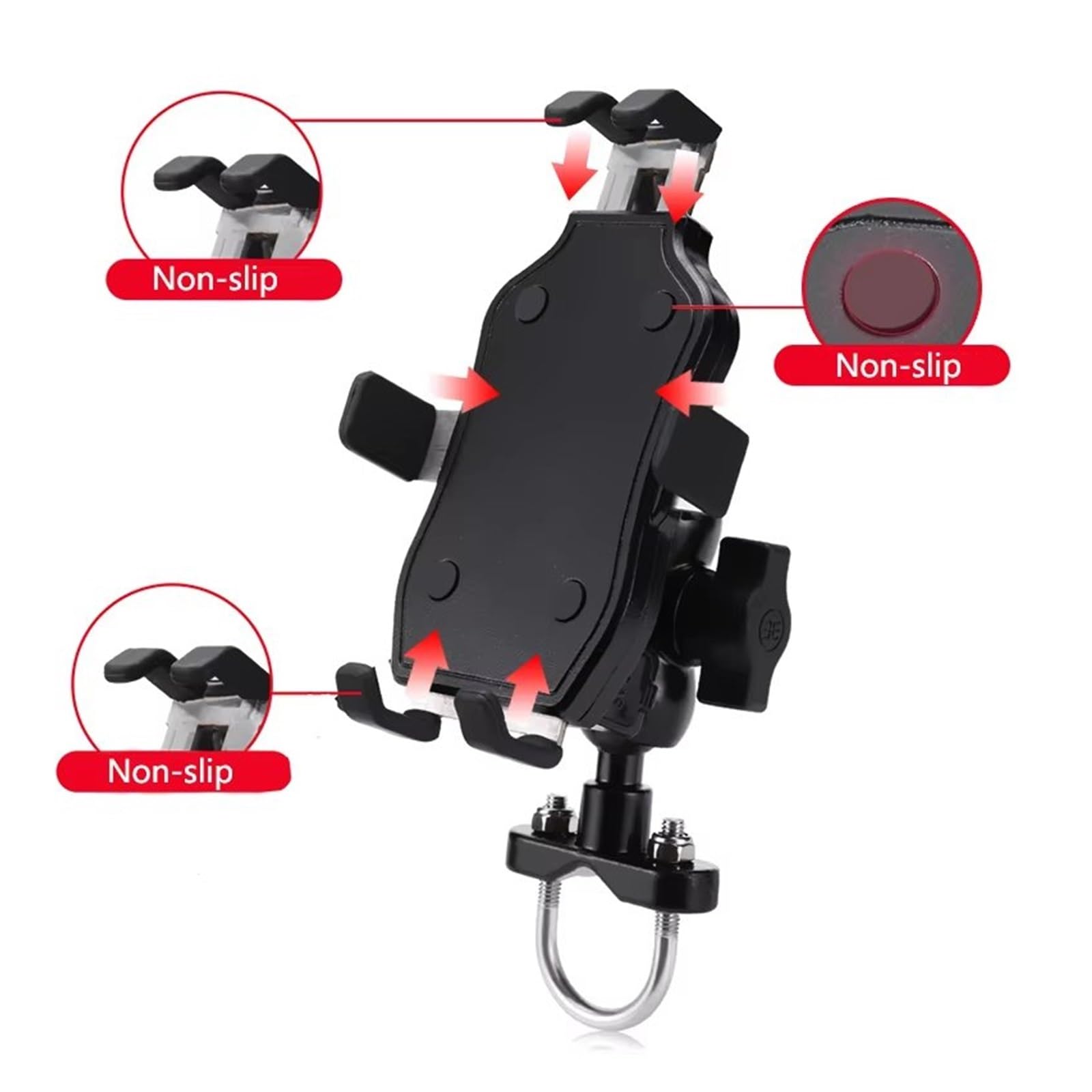 Porta Cellulare Moto Per Suzuki Per Burgman 400 650 125 AN400 AN650 Moto Manubrio Supporto Del Telefono Mobile Staffa GPS Supporto Telefono Bicicletta(A)