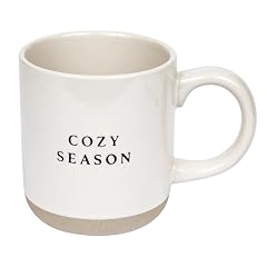Sweet Water Decor Cozy Season Stoneware Coffee Mug Fall and Winter Novelty Coffee Mugs Microwave Dishwasher Safe 14oz