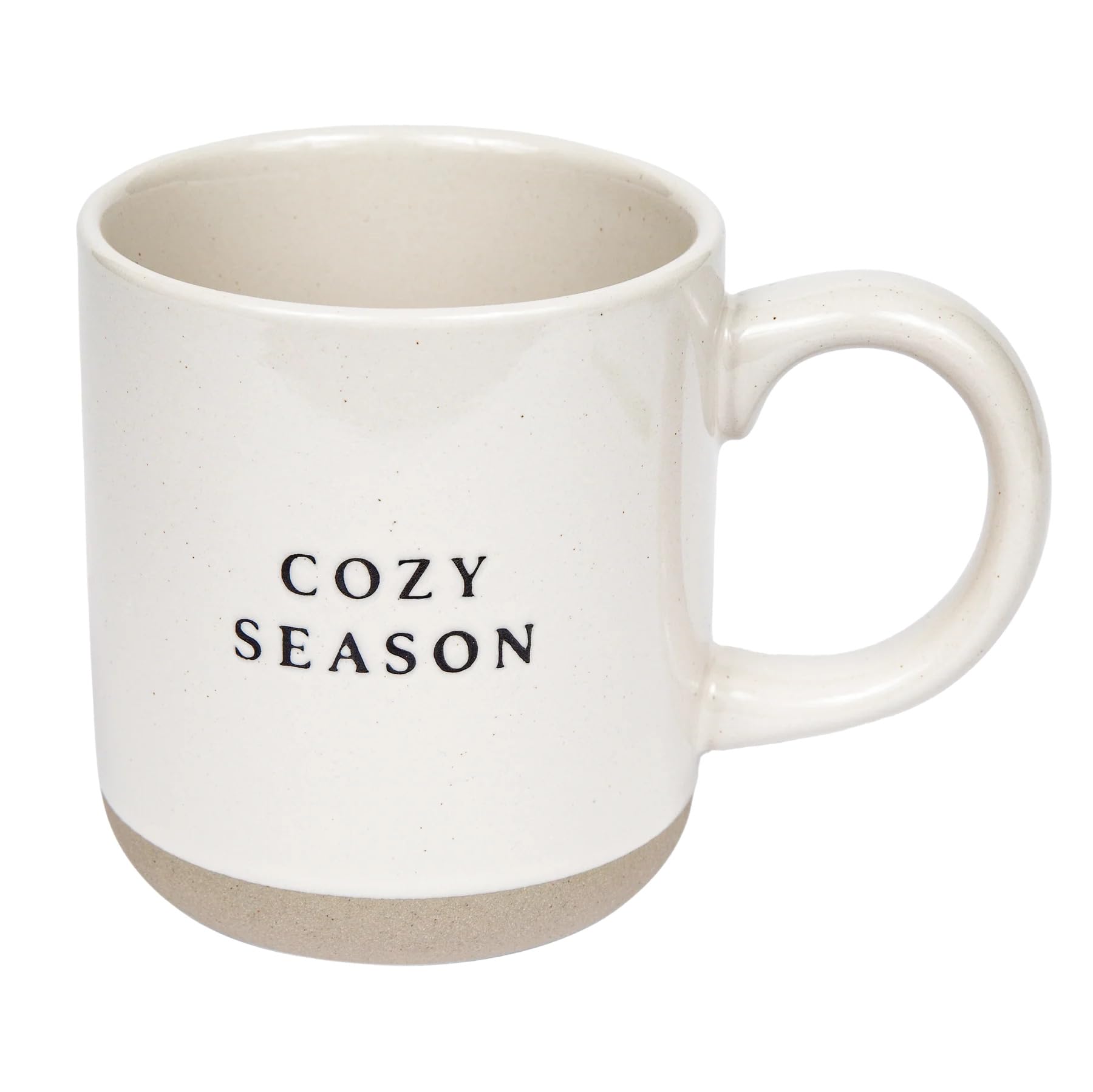Sweet Water Decor Cozy Season Stoneware Coffee Mug Fall and Winter Novelty Coffee Mugs Microwave Dishwasher Safe 14oz