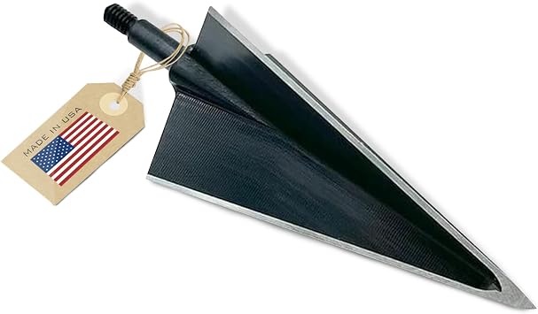 Vantage Point Archery VPA 1 1/2" 3 Blade 300 Grain 3-Blade Broadhead, Screw-in, 1045 Carbon Tool Steel 50-52 Rockwell, 3 Pack, Made in the USA