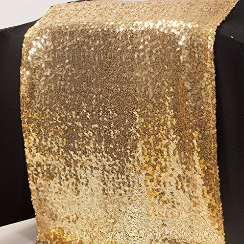 Chemins de table à sequins 35,6 x 274,3 cm 9 couleurs événements Mariage repas de Noël doré Cover