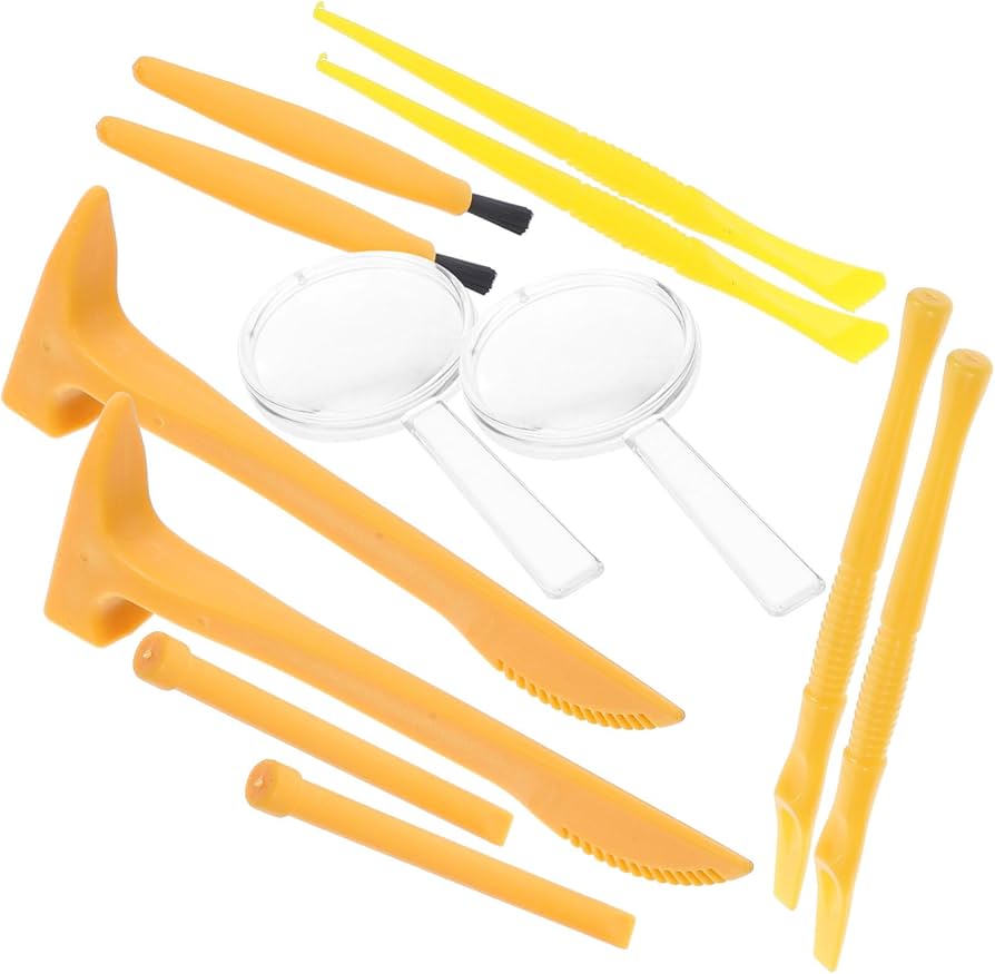Amazon.com: Totority Dig Kit 3 Sets Dinosaur Dig Tools Kit for