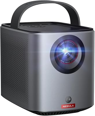 Nebula Mars 3 Air 1080p, Intelligente, Wi-Fi, mini proiettore portatile da 400 ANSI-lumen, Google TV, Dolby Digital, 2 * 8 W, immagine da 150 pollici, batteria integrata, 2,5h