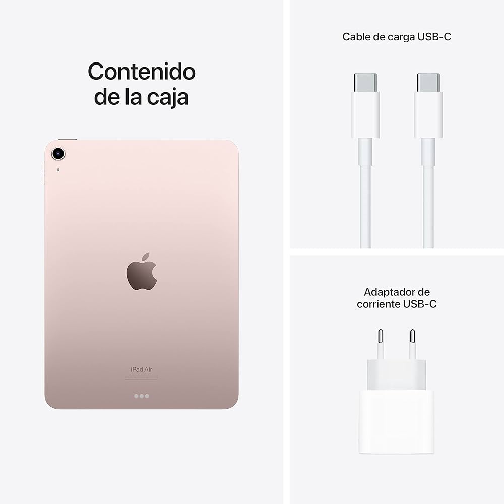 2022 Apple iPad Air (Wi-Fi, 256 GB) - Rosa (5.ª generación