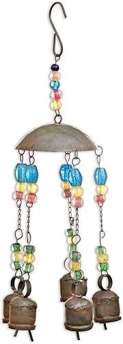 Sunset Vista Designs Campanillas decorativas Sangeet, pátina, 15.5 pulgadas de altura