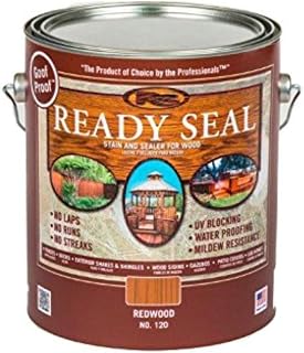 1 gal Ready Seal 120 Redwood Exterior Stain and Sealer For Wood