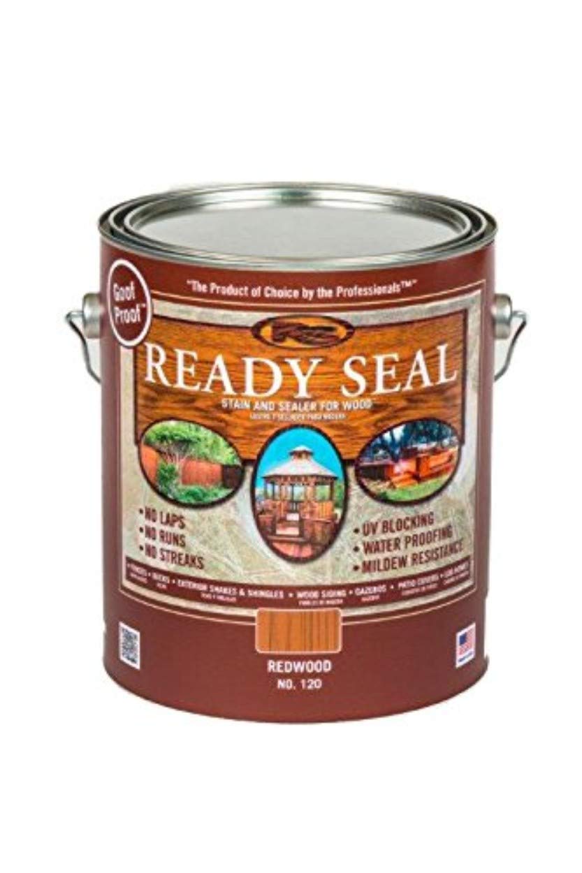 1 gal Ready Seal 120 Redwood Exterior Stain and Sealer For Wood