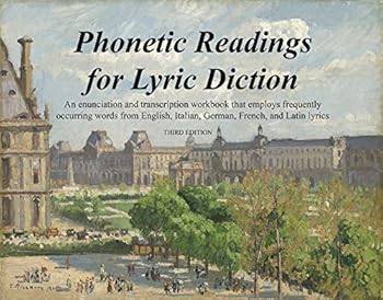Spiral-bound Phonetic Readings for Lyric Diction, Student Manual Book