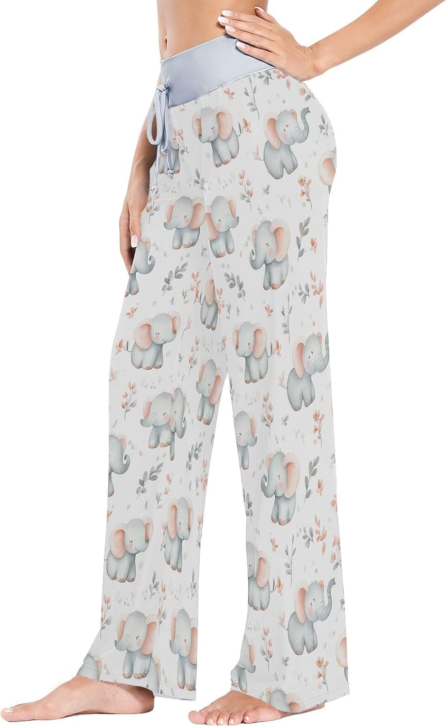 vvfelixl Women's Pajama Pants Watercolor Jellyfish Pajama Bottoms for Women Lounge Sleep Pants Xs-XL