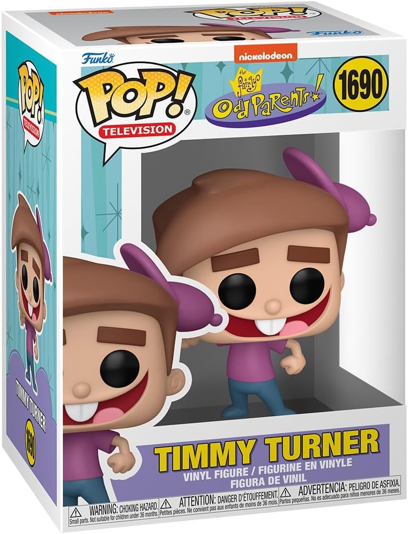 POP! TV: Fairly Odd Parents - Timmy Turner | Official Merch - Collectable Vinyl Figurine for Shelf Display - Birthday Gift Idea for Fans and Collectors