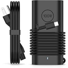 100W USB C GaN Charger Compatible with Dell Pro 14 16 PC14250 PC16250, Dell 14 16 Plus DB14250 DB16250, Pro Max 14 16 MC14250 MC14255 MC16250 Laptop Power Adapter